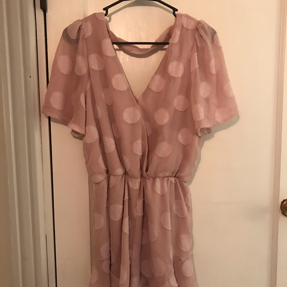 She and Sky Boutique Pink Romper